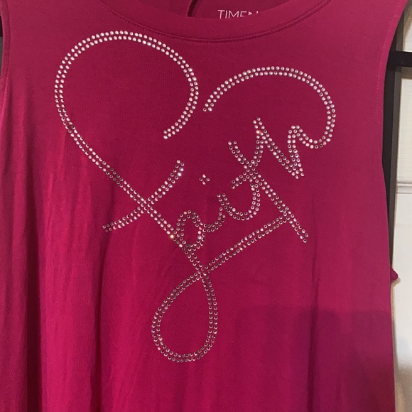 Custom Made Sleeveless BLING T-shirt Dress - Picture 2 of 2